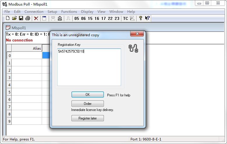 modbus poll 6