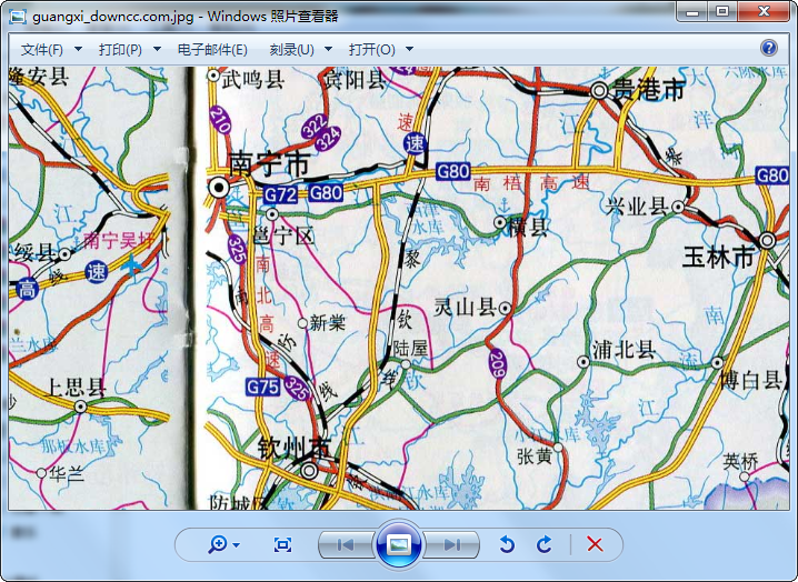 廣西高速公路地圖全圖高清版